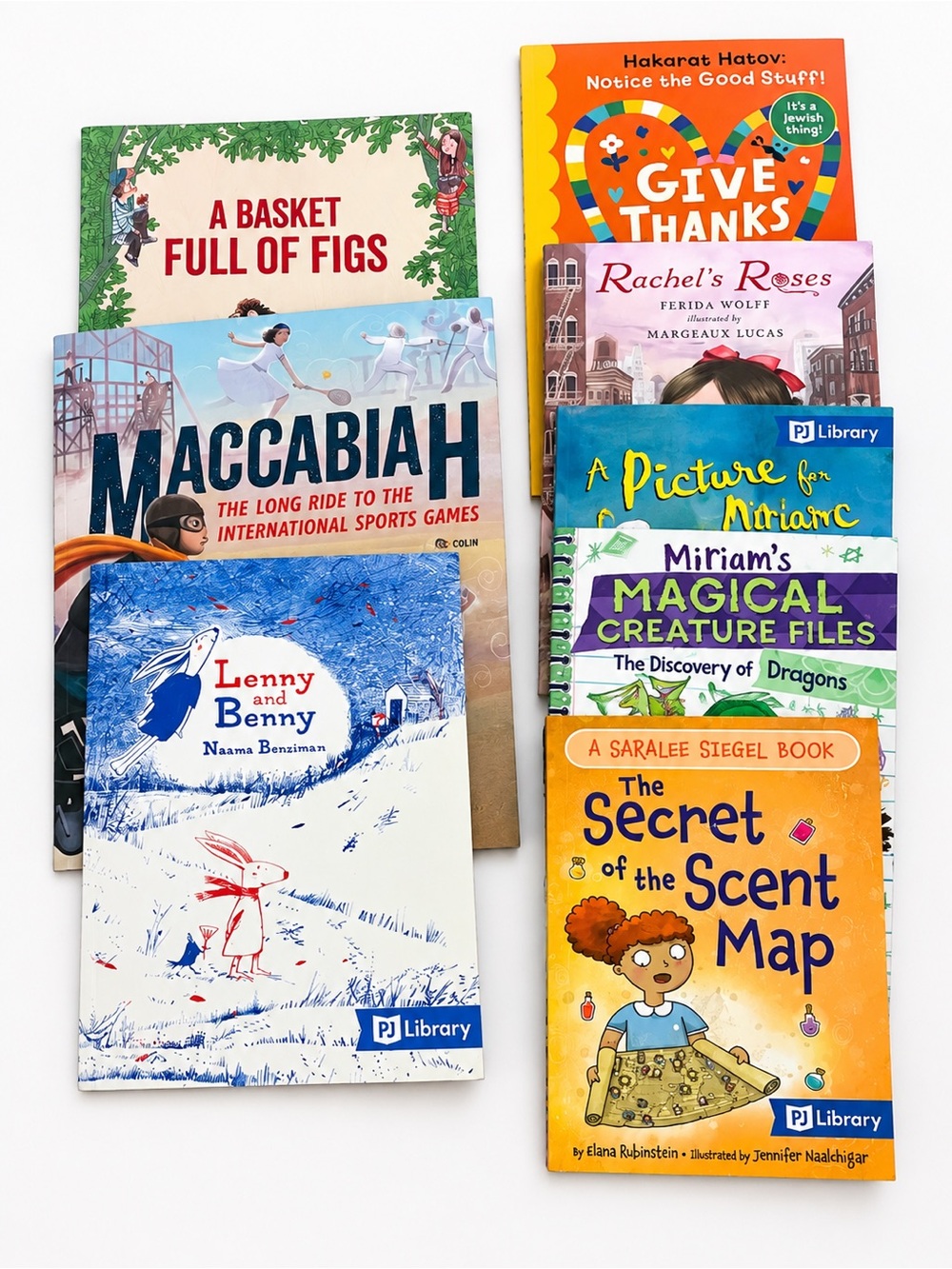 PJ Library Jewish Children’s Book Bundle Lot of 8 Kids Books